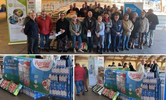 Agrilait solidaire de la banque alimentaire